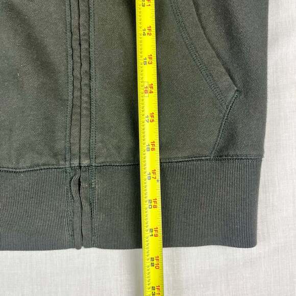 Lucky Brand Zip Up Hoodie Women’s Medium Dark Grey Vintage Y2K Boho Flower Print - Picture 8 of 9